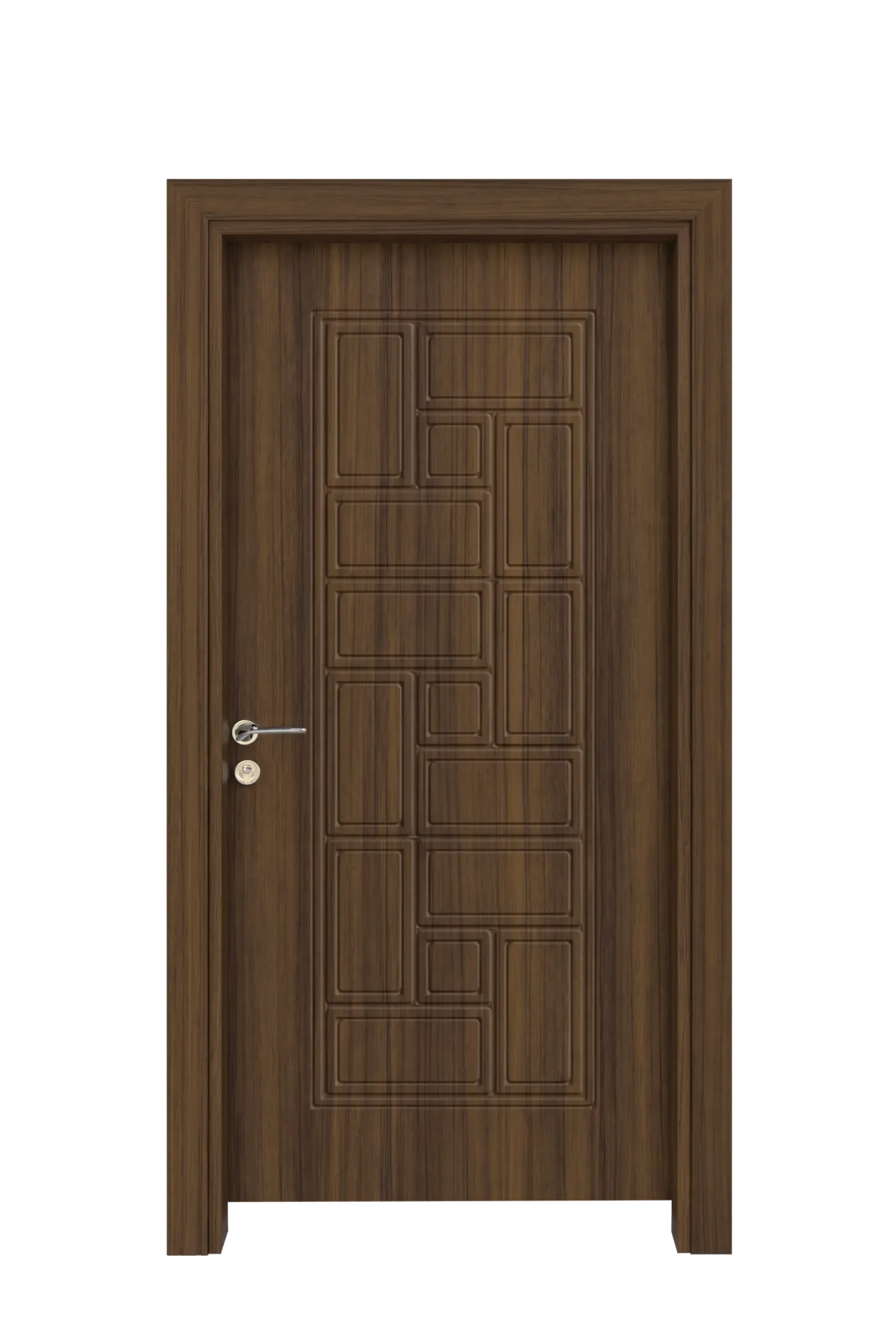 Composite Door KD-122 (White, 203cm, 90cm, HoneyComb)